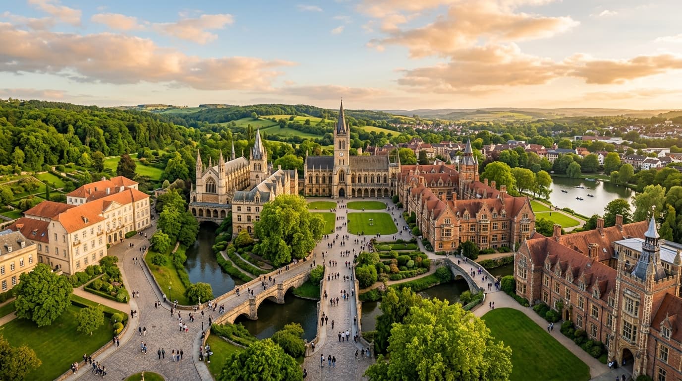 European university campus