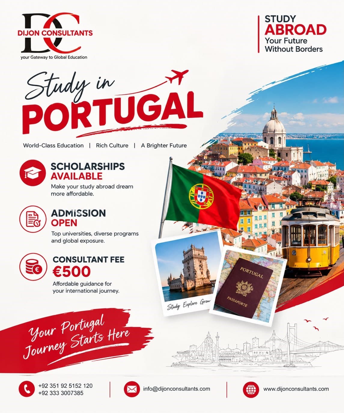 Dijon Consultants study in Portugal guide