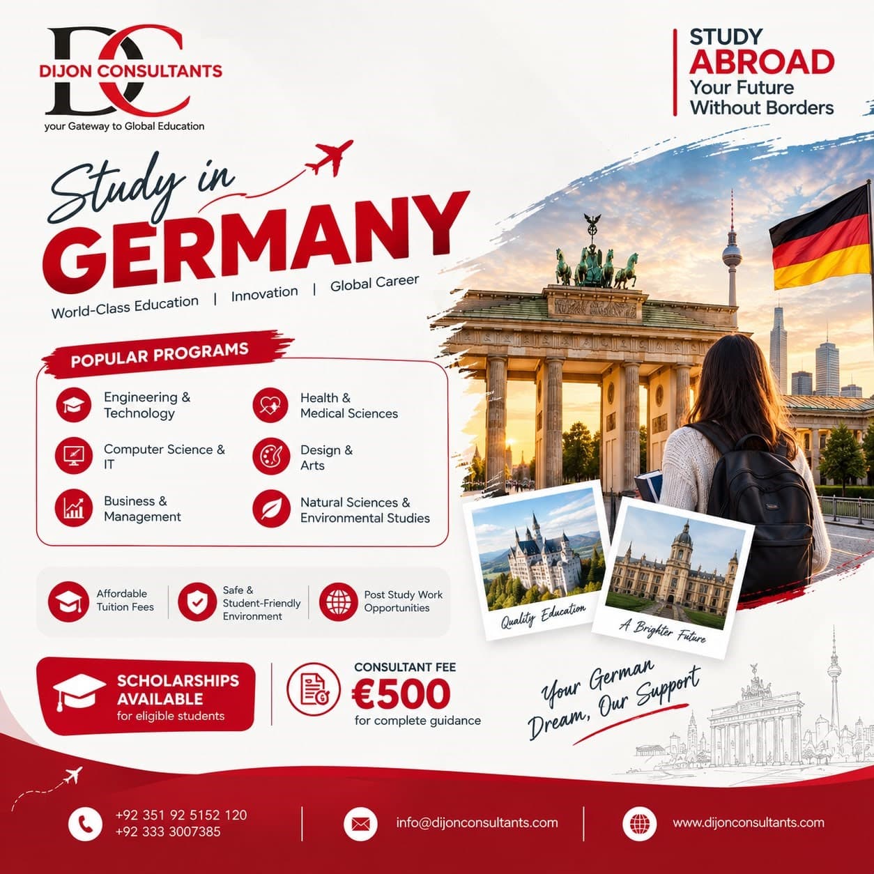 Dijon Consultants study in Germany guide