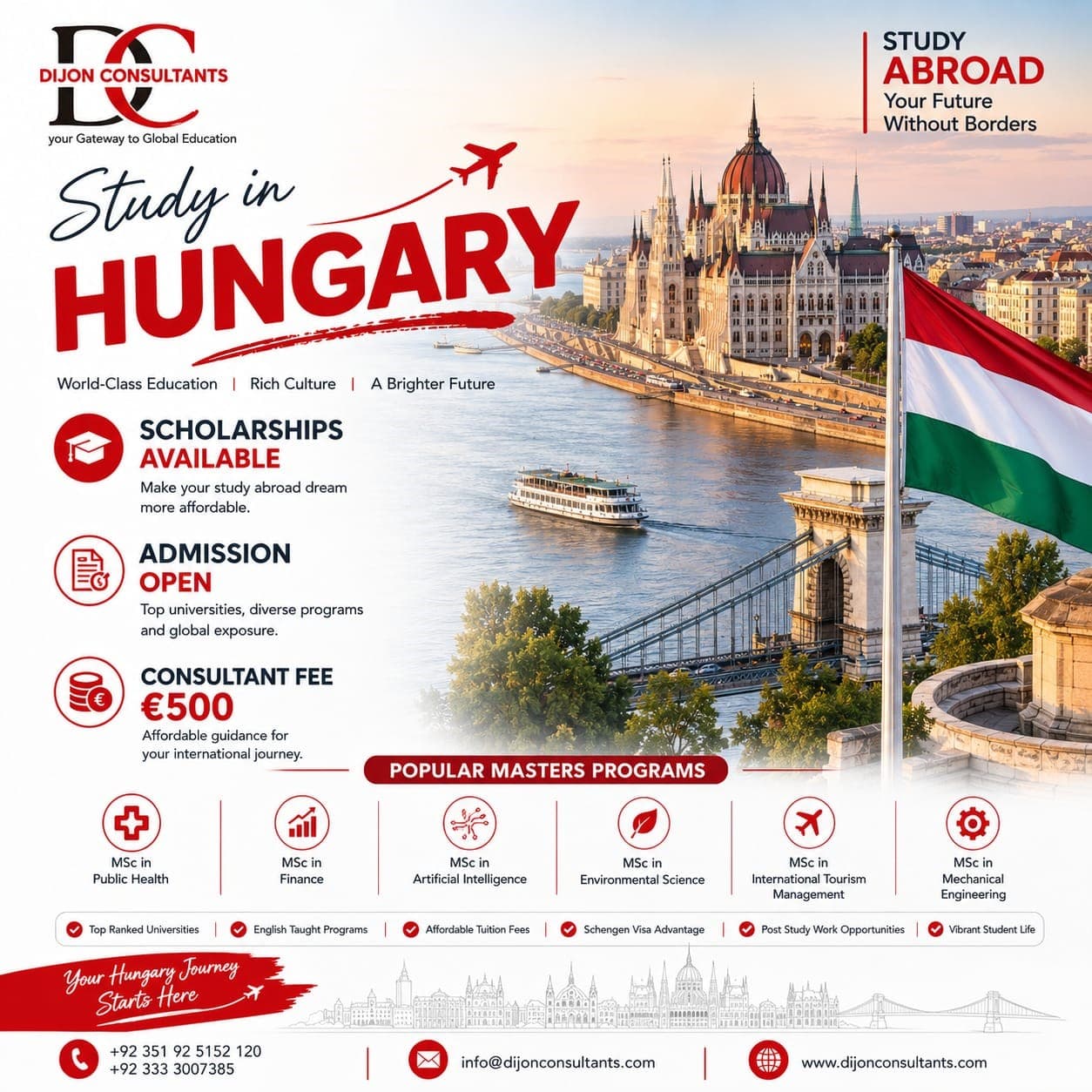 Dijon Consultants study in Hungary guide
