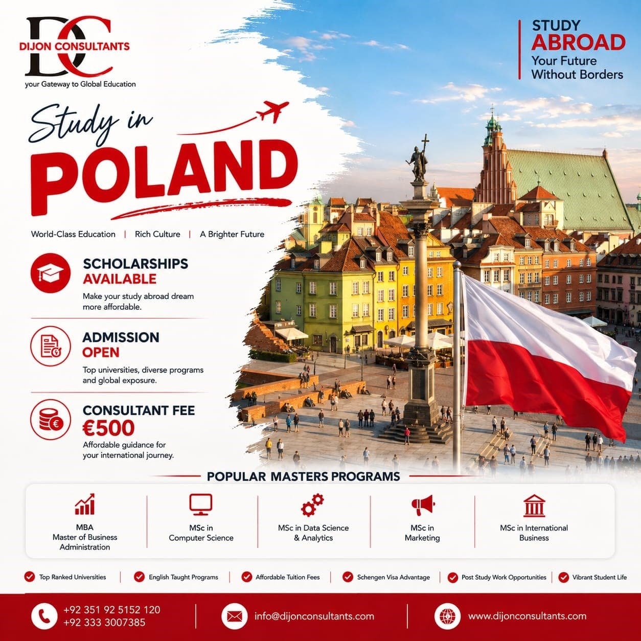 Dijon Consultants study in Poland guide
